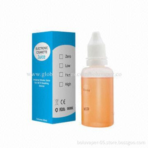 E-liquid for Electronic Cigarette, Available in Various Flavors
